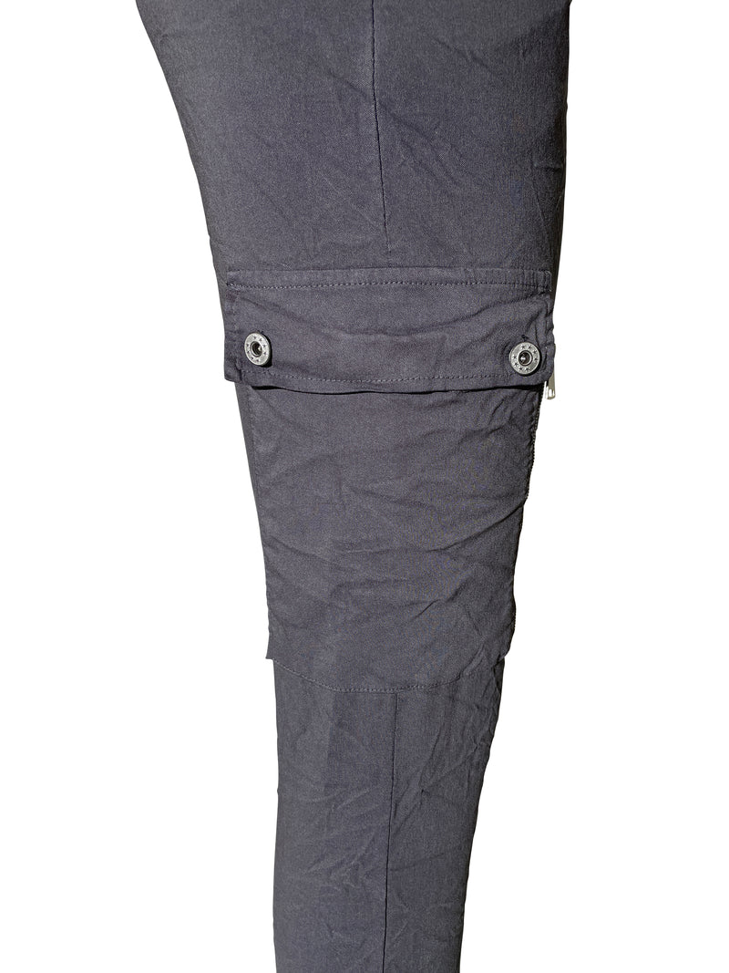 NÜ CARMEN cargo trousers Trousers 987 dark grey