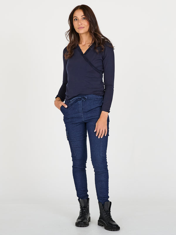 NÜ CARMEN denim trousers Trousers 486 Denim
