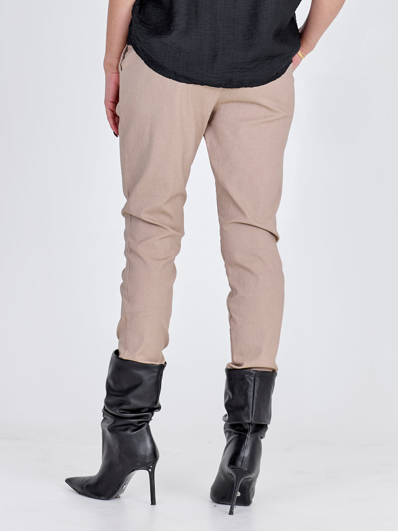 NÜ CARMEN plain trousers Trousers 112 Bone