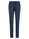 NÜ CARMEN plain trousers Trousers 476 Navy
