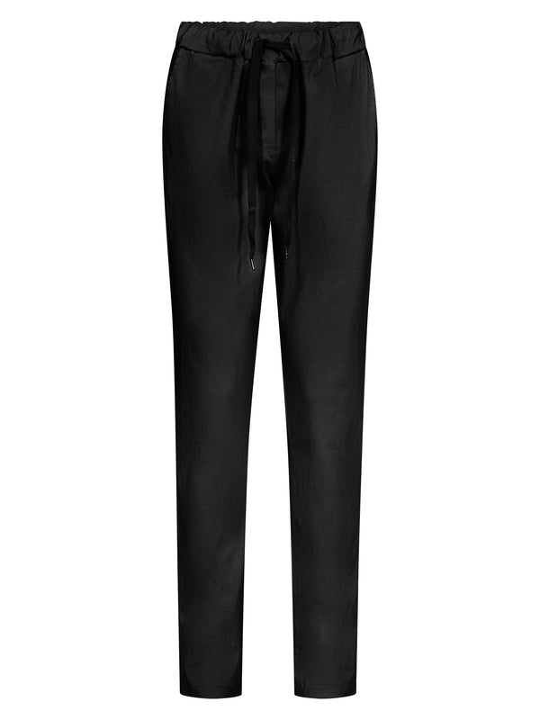NÜ CARMEN plain trousers Trousers Black