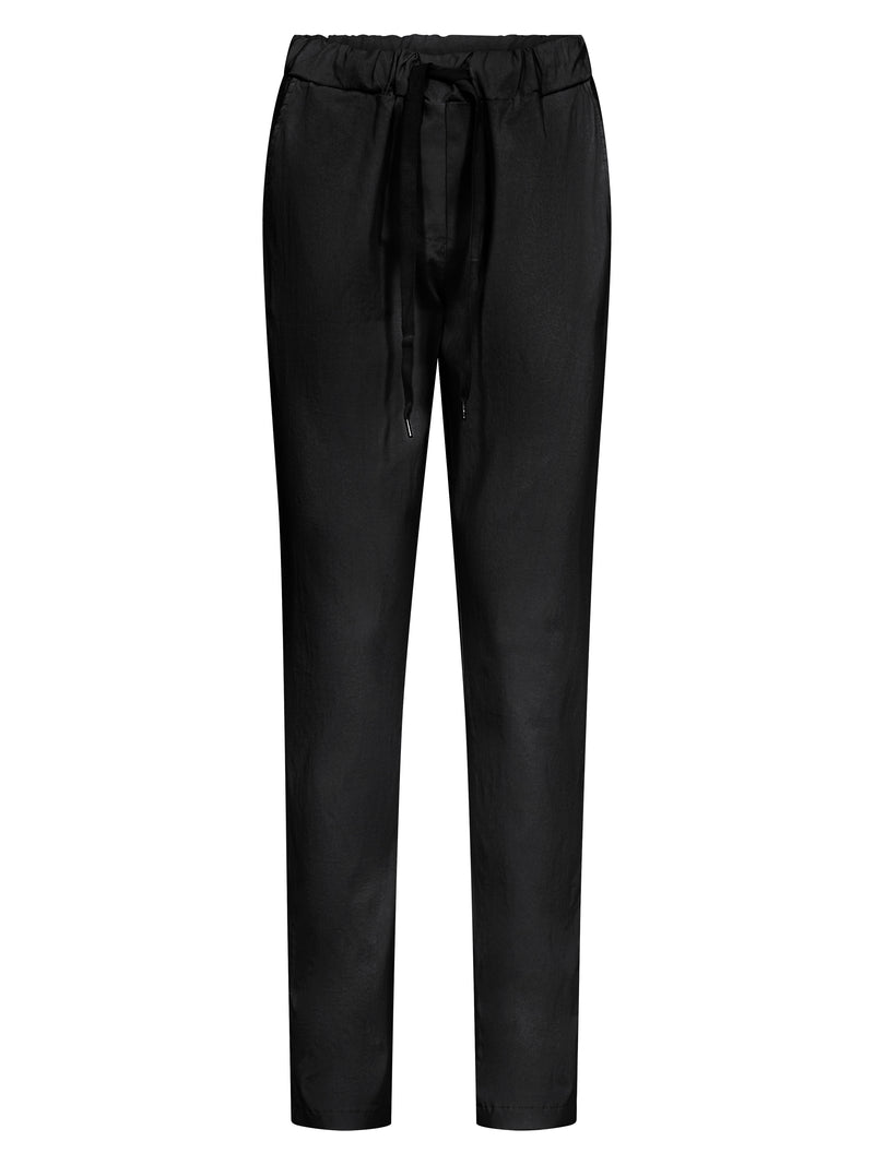 NÜ CARMEN plain trousers Trousers Black