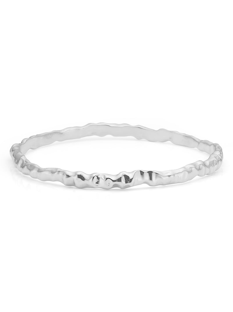 NÜ CAVE NO. 6 BANGLE Jewellery 022 Silver