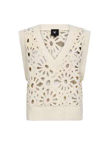NÜ CELESTE Vest knit Vests 110 Creme
