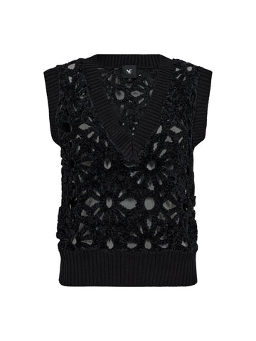 NÜ CELESTE Vest knit Vests Black