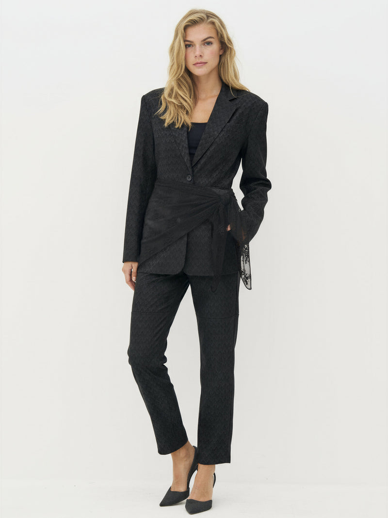 NÜ CHERIESE Scarf Scarfs Black