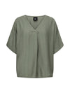 NÜ CINDA blouse Tops and T-shirts 393 Army