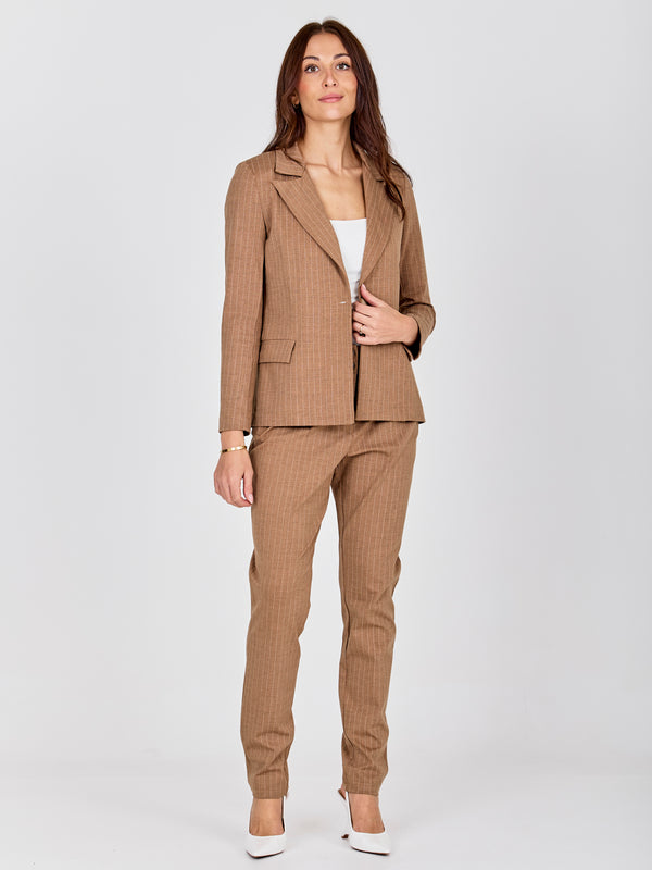 NÜ COMMY trousers Trousers 294 Dark Earth mix