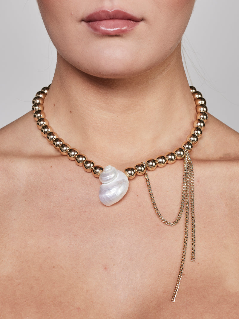 NÜ Cave No. 9 Necklace Jewellery 011 Gold