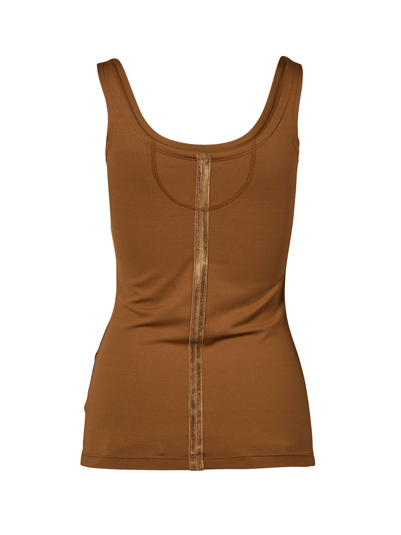 NÜ FOX top Tops and T-shirts 287 Toffee Brown
