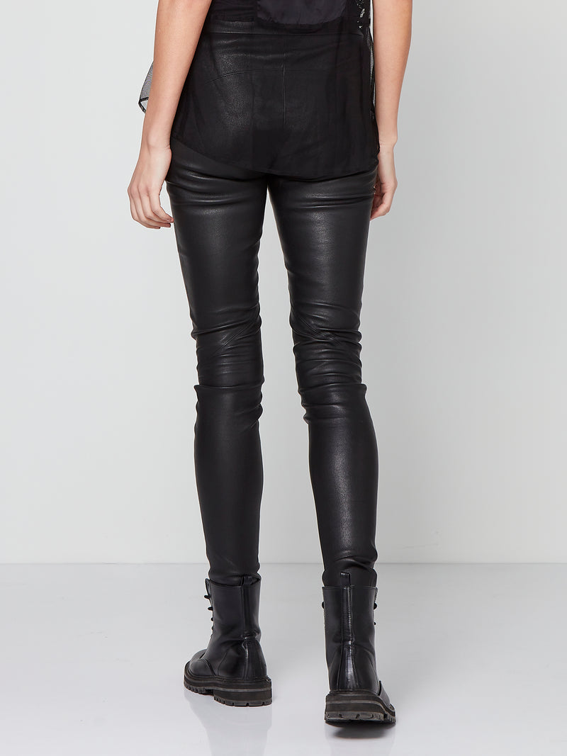 NÜ MILJA leather leggings Leggings Black