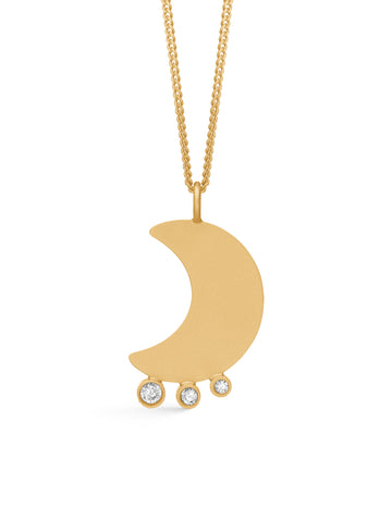 NÜ Moons No. 2 Necklace Jewellery 011 Gold