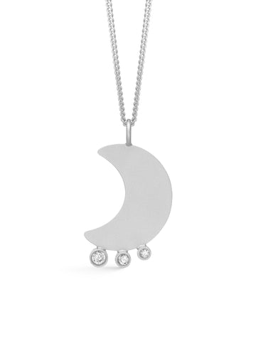 NÜ Moons No. 2 Necklace Jewellery 022 Silver