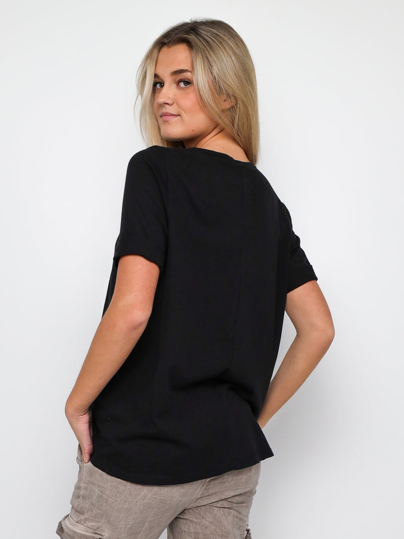 NÜ OAKLEE oversize t-shirt Tops and T-shirts Black