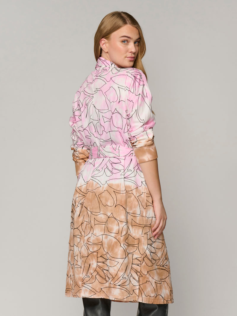 NÜ OLEA kimono Cardigans 634 Pink Mist mix