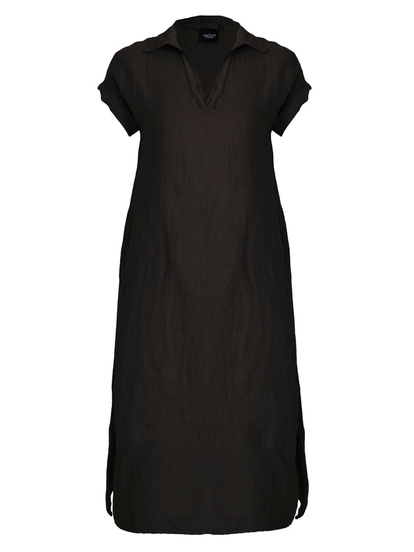 NÜ POLETTE Linen Dress Dresses Black