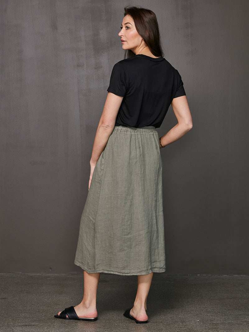 NÜ POLETTE Skirt Skirts 393 Army