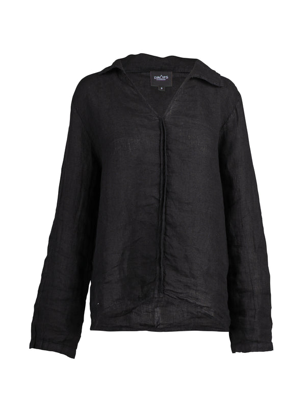 NÜ POLETTE linen shirt Shirts Black