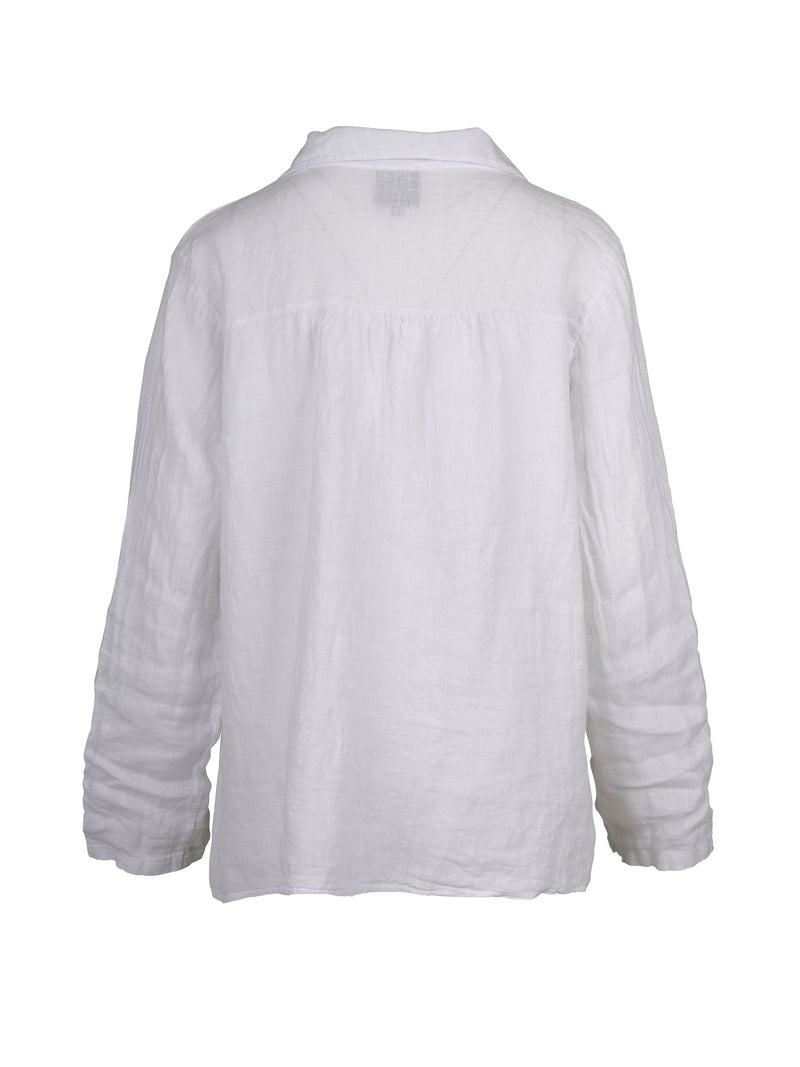 NÜ POLETTE linen shirt Shirts White