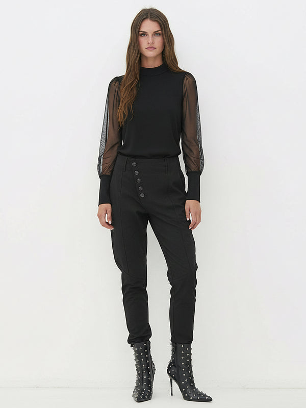 NÜ SAFINA Blouse Blouses Black