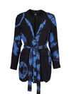NÜ TALIA blazer with tie-dye print Blazers 482 Classic Navy Mix