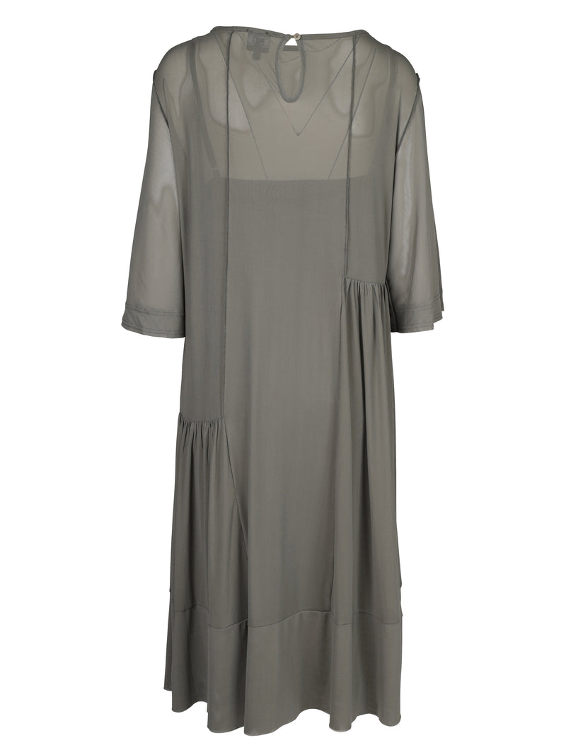 NÜ TANJA dress in mesh Dresses 393 Army
