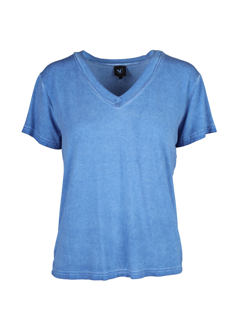 NÜ TENNA V-neck t-shirt Tops and T-shirts 434 fresh blue