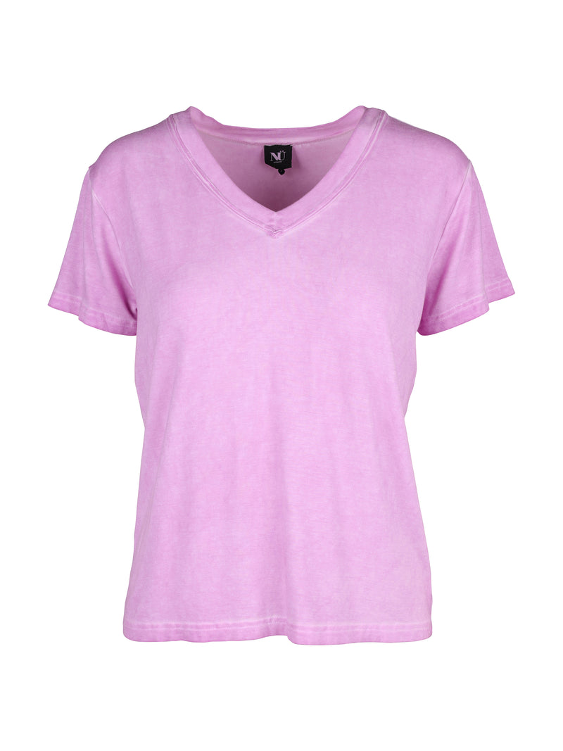 NÜ TENNA V-neck t-shirt Tops and T-shirts 634 Pink Mist
