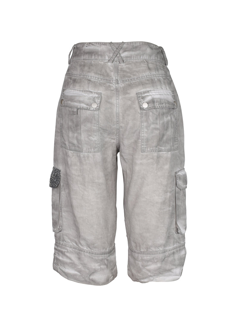 NÜ TERRA bermuda short with cold-dye look Shorts 910 kit