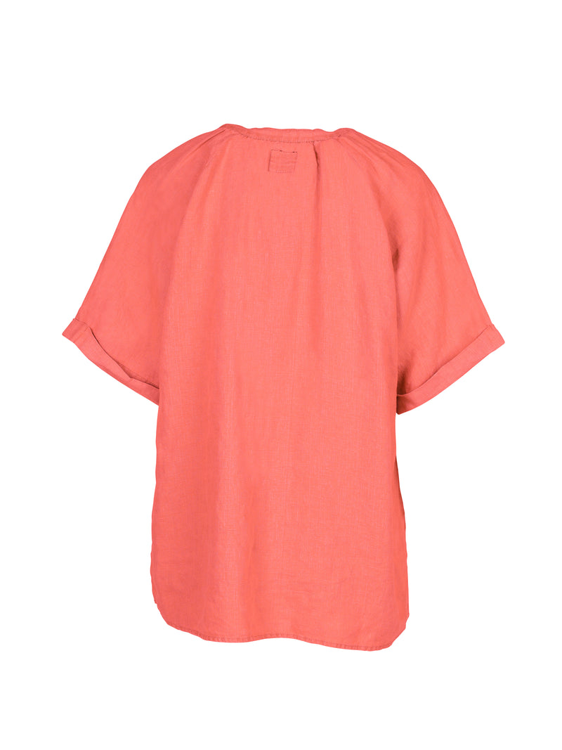 NÜ TESSA linen blouse Tops and T-shirts 627 Bright red