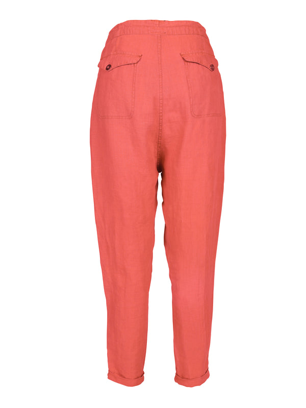 NÜ TESSA linen trousers  Trousers 627 Bright red