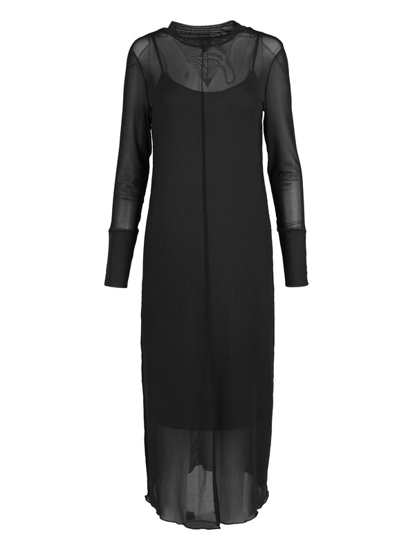 NÜ THEIA dress in mesh Dresses Black