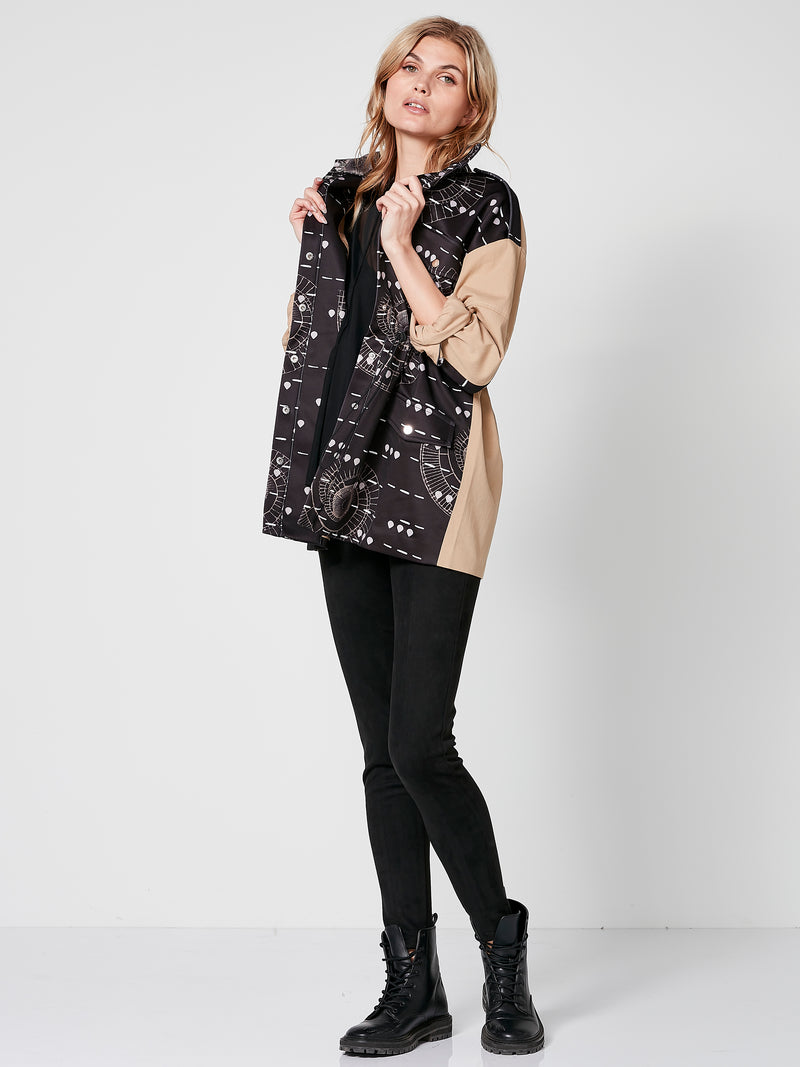 NÜ THORA jacket Jackets 001 Black Print