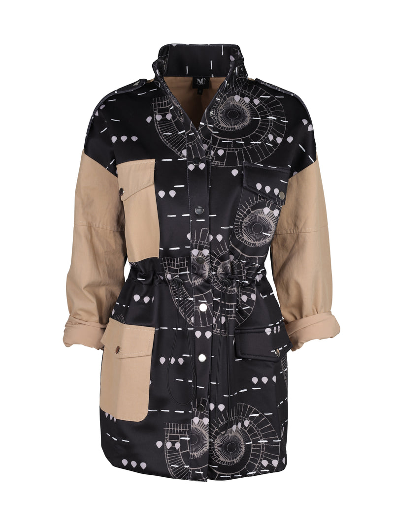 NÜ THORA jacket Jackets 001 Black Print