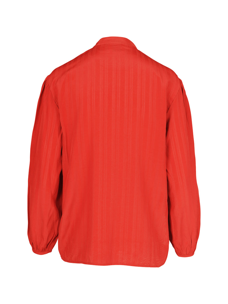NÜ TIPPIE shirt with striped details Shirts 627 Bright red
