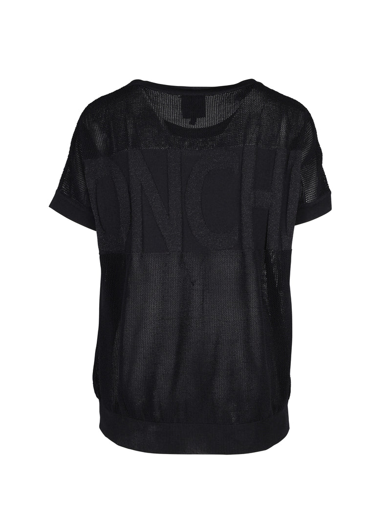 NÜ TOPSY top with text Tops and T-shirts Black