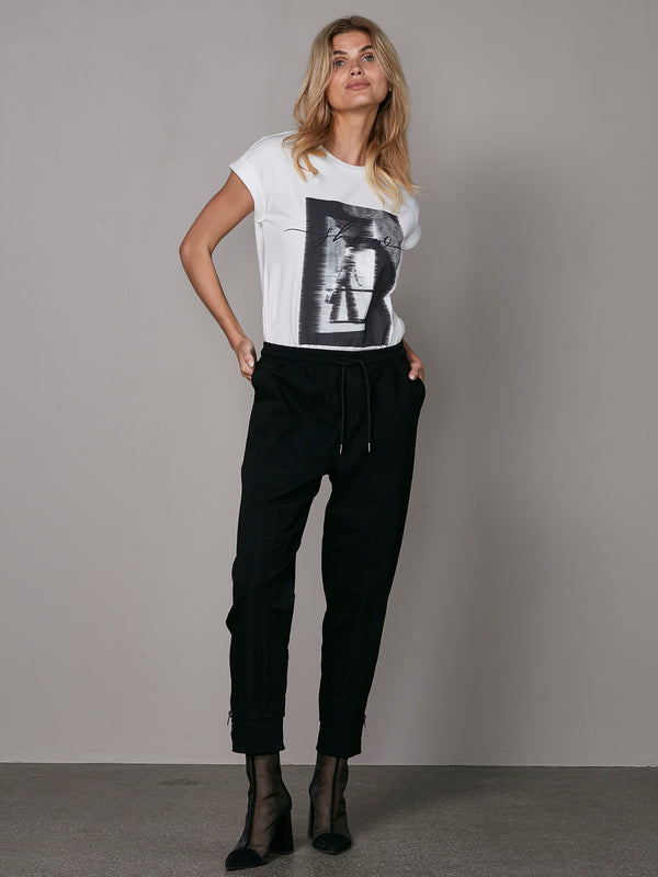 NÜ TRACY trousers with power stretch Trousers Black