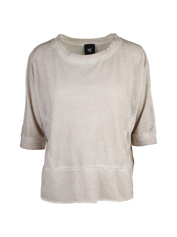 NÜ TYRA t-shirt with texture Tops and T-shirts 125 Seasand