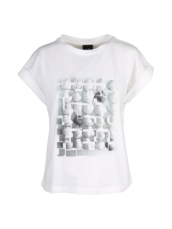 NÜ Tillie t-shirt with print Tops and T-shirts 110 Creme