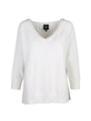 NÜ Tulipa knitted blouse Blouses 110 Creme