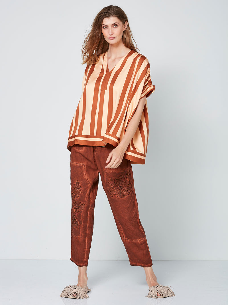 NÜ UDOLINE trousers Trousers 286 Mocca Mousse