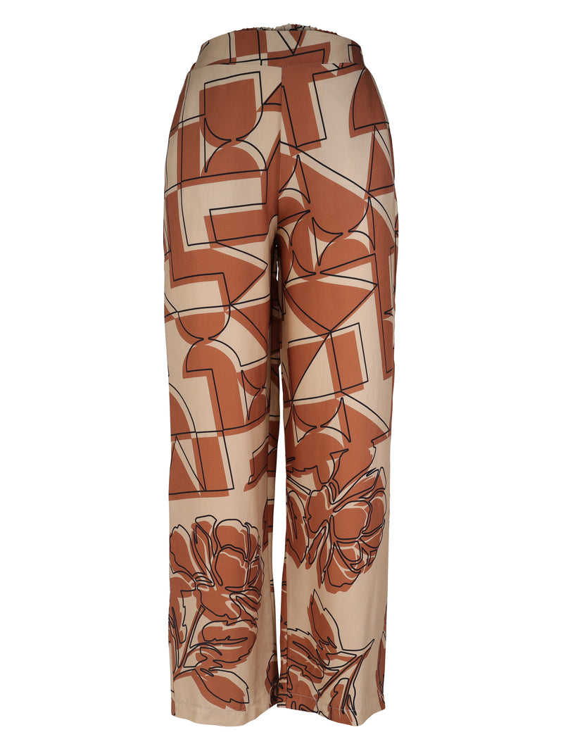 NÜ ULJANA Trousers Trousers 286 Mocca mix