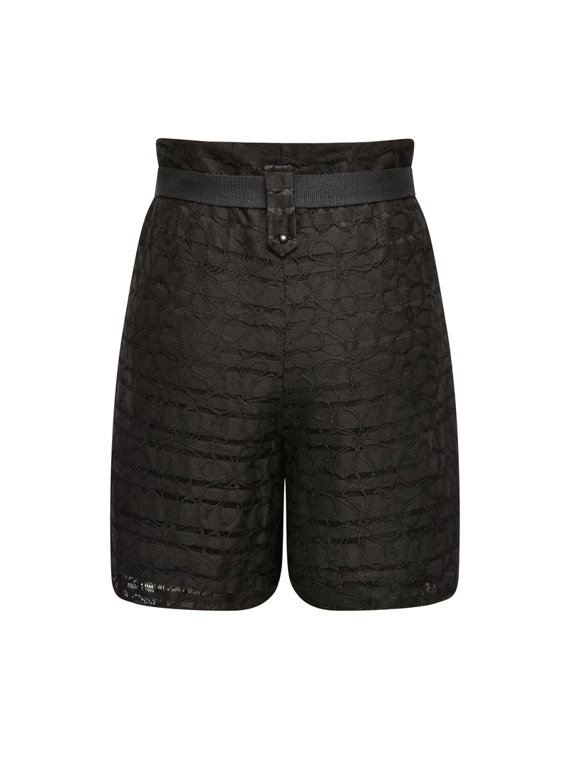 NÜ ULLIS high-waisted shorts Shorts Black