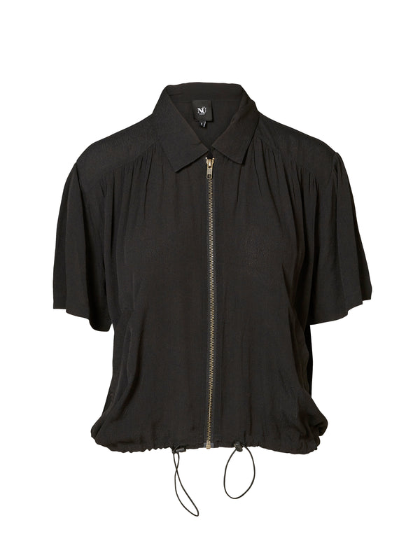 NÜ ULRIKKE shirt blouse Tops and T-shirts Black
