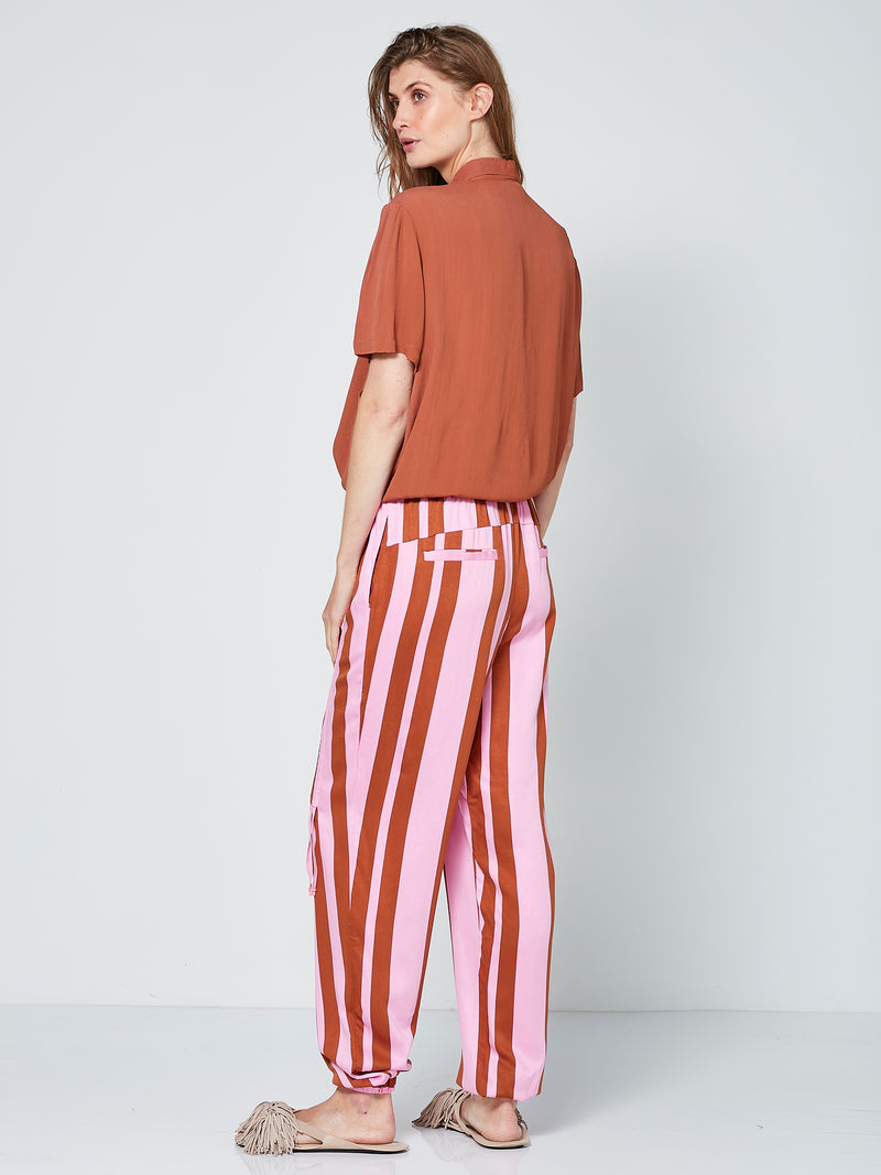 NÜ UNA trousers Trousers 635 Pink mix