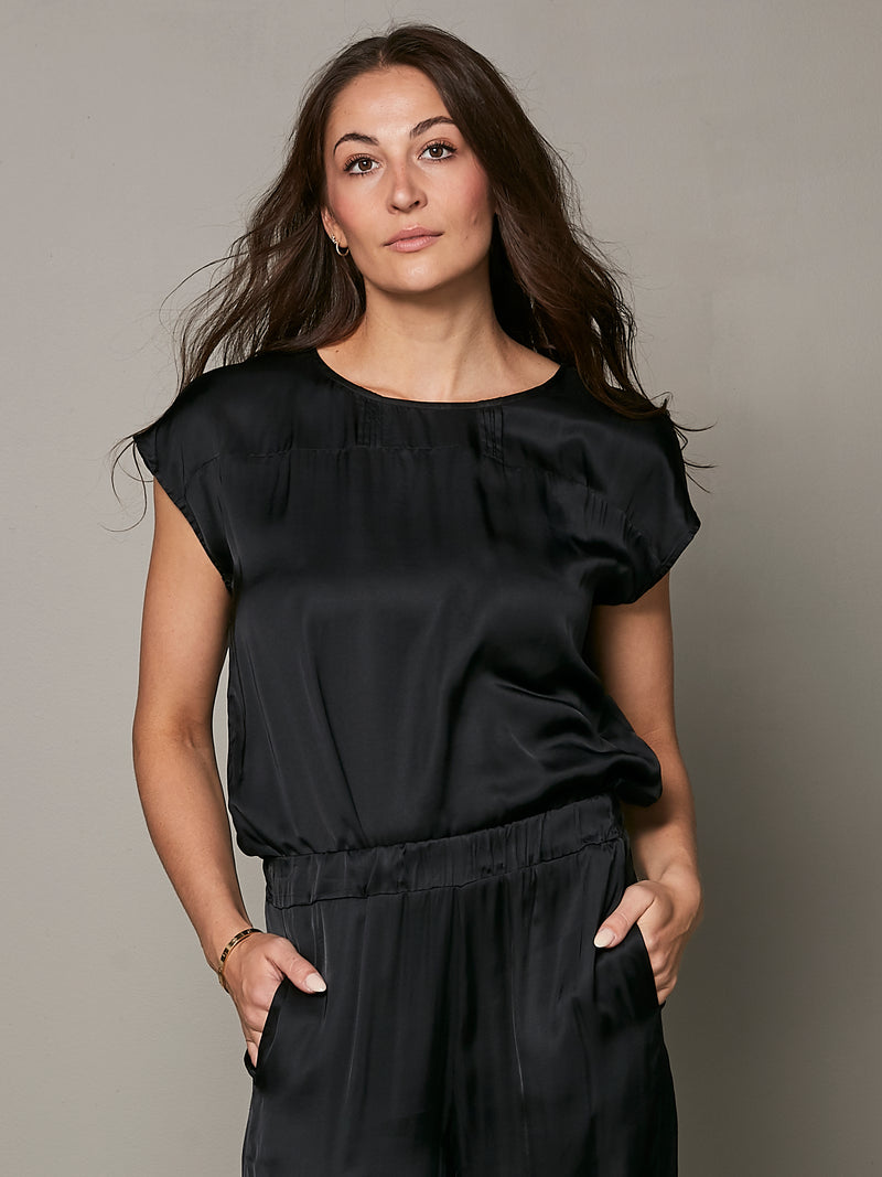 NÜ VALINA blouse Blouses Black