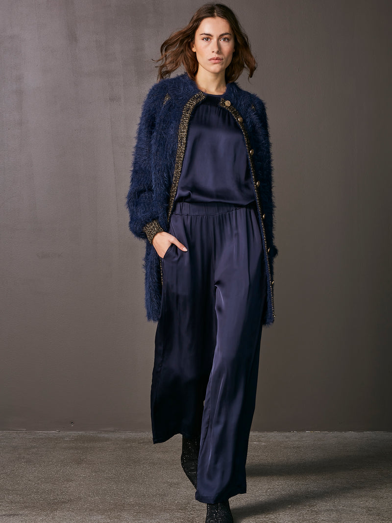 NÜ VALINA trousers Trousers 482 Classic Navy