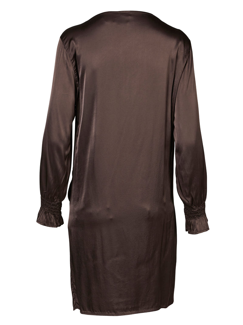 NÜ VANILLA tunic dress Dresses 224 Dark Brown