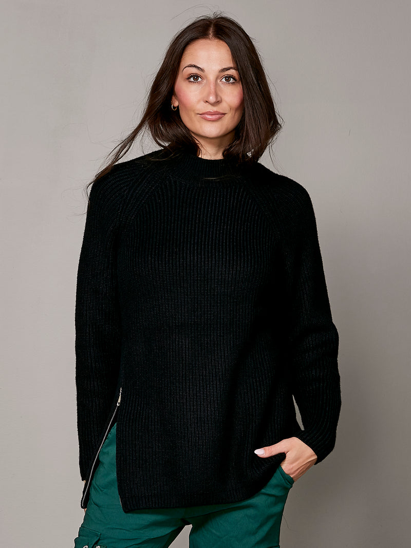 NÜ VENJA knitted blouse Knit Black