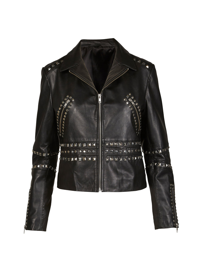 NÜ VERENA biker jacket Jackets Black